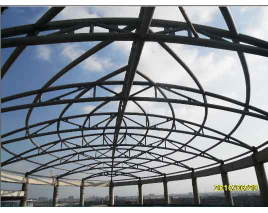 定州中煤朔州宾馆管桁架工程