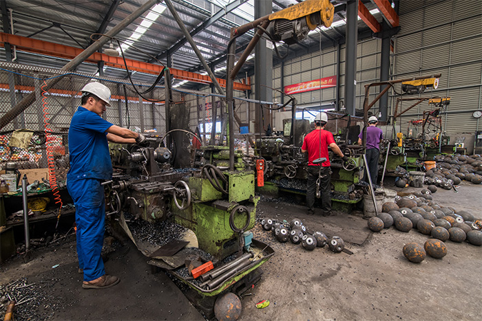 定州网架配件车间